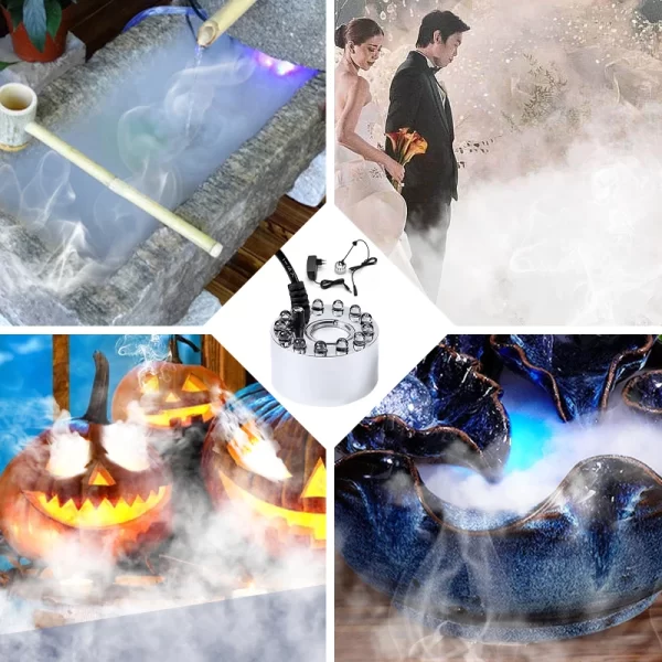 Kf S1e0b340b86994ef4bcf228c14f4d6b5de Mini LED Pumpkin Light Fogger Water Fountain Pond Fog Machine For Halloween Christmas Easter Party Festival