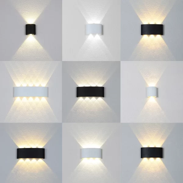 Kf S260d5747182348299be231fa9ca68b338 LED Wall Lamp Outdoor Waterproof IP66 Interior Wall Light 2W 4W 6W 8W 10W Minimalist Creative