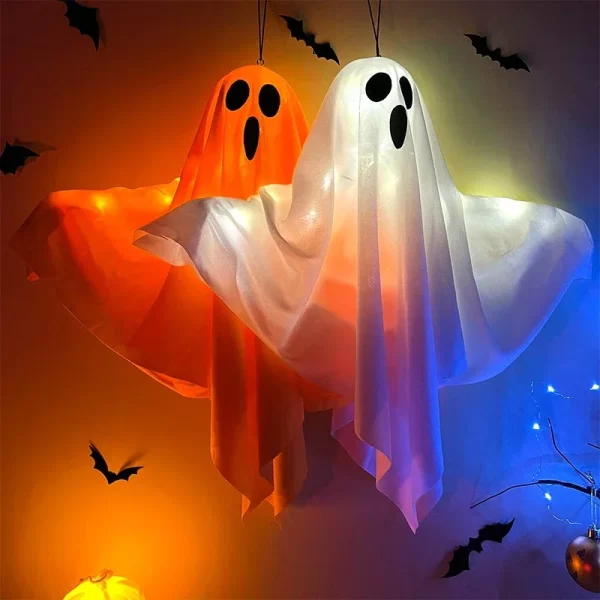 Kf Sd517c556954040fb9ce2b7153978f1d4k Halloween Horror Hanging Ghost LED Light Glowing Home Bar Indoor Outdoor Decoration Hanging Ghost Pendant Wind