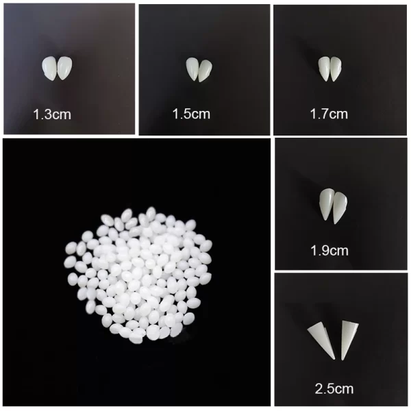 Kf Sfe5664f435f24275b7669fd3592e1af1G Halloween Decoration Vampire Teeth Fangs Dentures Props Halloween Cosplay Props False Fangs With Solid Glue Halloween